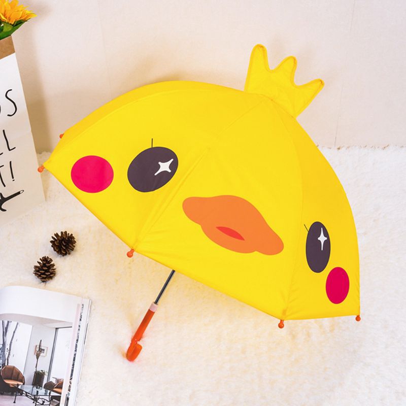 Dù gấp gọn cán dài hình thú dễ thương