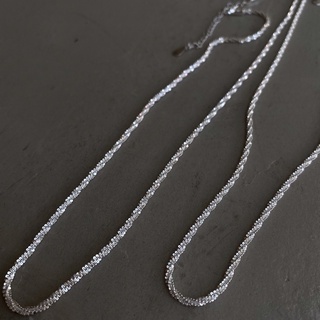 Dây chuyền sợi xoắn trơn basic Twist