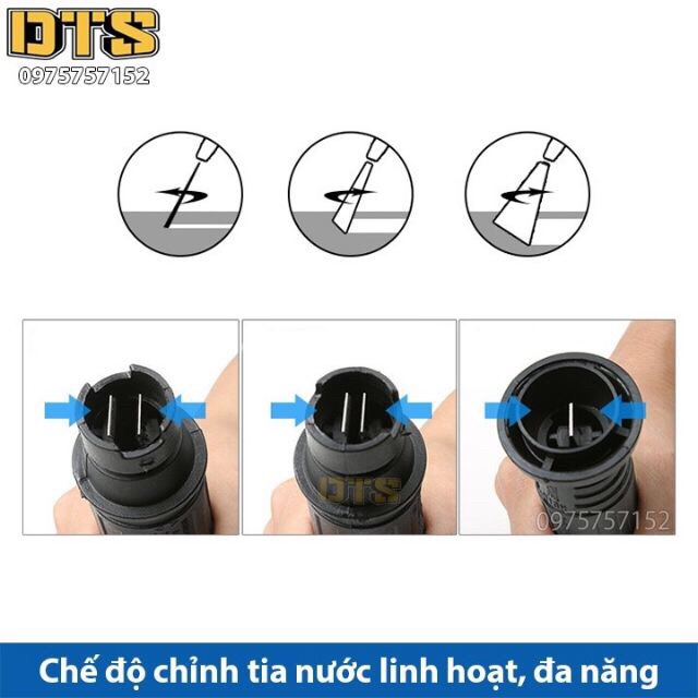 Thông tin nổi bật - Tên sản phẩm: Béc xịt rửa xe mỏ vịt kiểu gài gắn súng xịt rửa áp lực cao