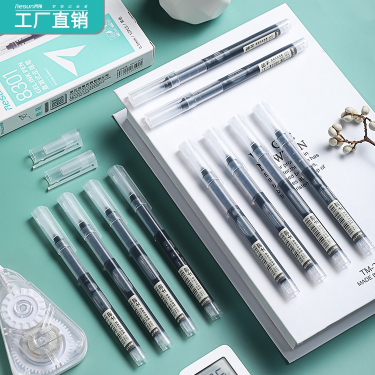 Bút Muji bản dupe bút gel đen xanh đỏ viết đều mực phụ kiện văn phòng phẩm  VP06