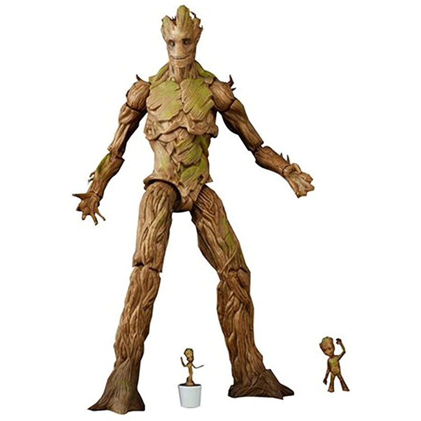 Mô hình Marvel Legends Guardians of the Galaxy Groot Evolution Action Figures Set - Exclusive