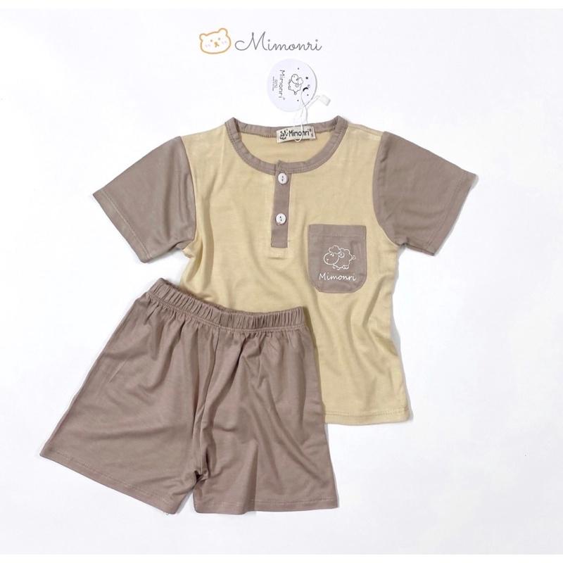 BỘ CỘC TAY THUN LẠNH CỔ TRỤ SIÊU ĐẸP CHO BÉ