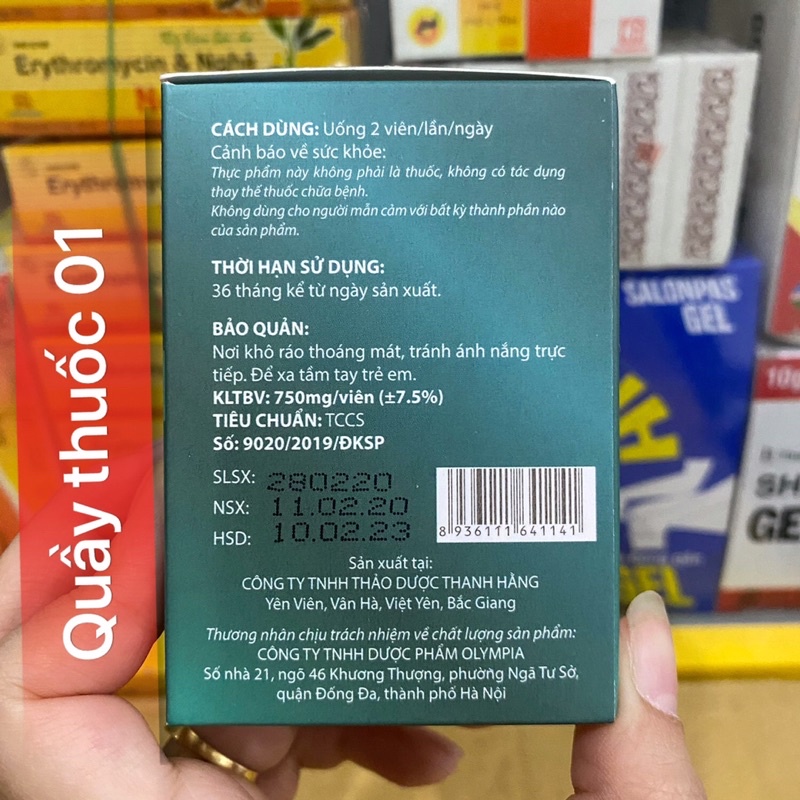 Viên nang mềm THYMO 100 - Bổ sung Thymomodulin và vitamin tăng sức đề kháng hộp 60 viên