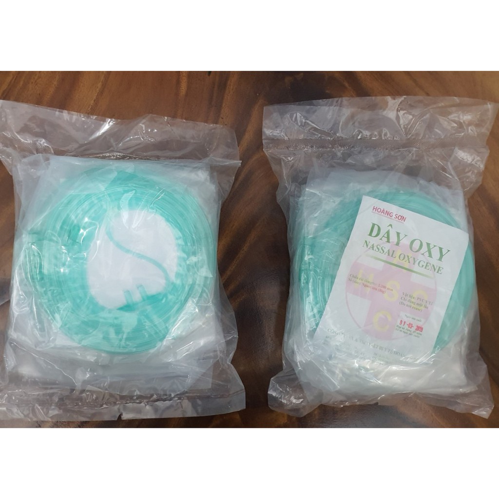 DÂY OXY 2 NHÁNH (NASAL OXYGEN CANNULA) /  Dây thở oxy hai nhánh HOÀNG SƠN