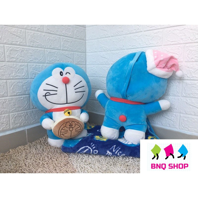 Gối mền DORAEMON 3 in 1 siêu dễ thương, nỉ nhung cực mịn