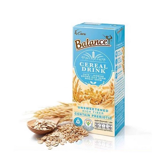 1 HỘP Sữa hạt ngũ cốc không đường 4Care Balance 180 ml