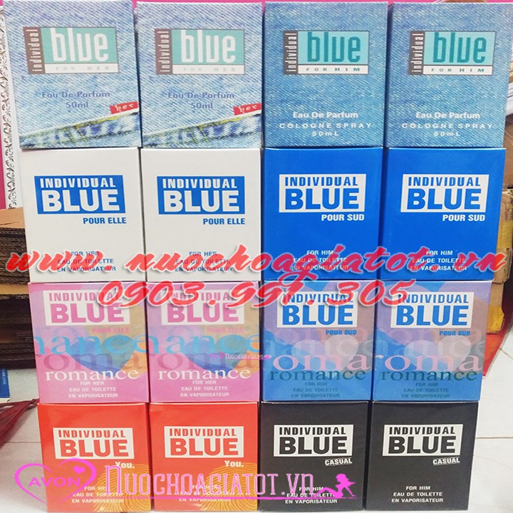 CHÍNH HÃNG COMBO NƯỚC HOA NAM AVON BLUE FOR HIM 50ML & 10ML PHILLIPINE