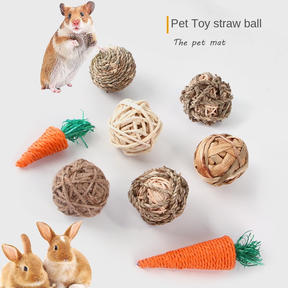 1 Bóng Cỏ Đồ Chơi Cho Chuột Hamster