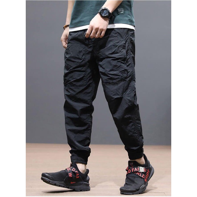 Quần jogger Nam Cao Cấp, Quần kaki nam jogger Túi Hộp Thiết Kế Lưng Thun - QJ01