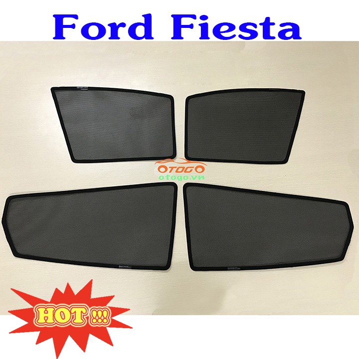 Rèm Che Nắng Nam Châm 4 cánh cho xe Ford Fiesta Sedan