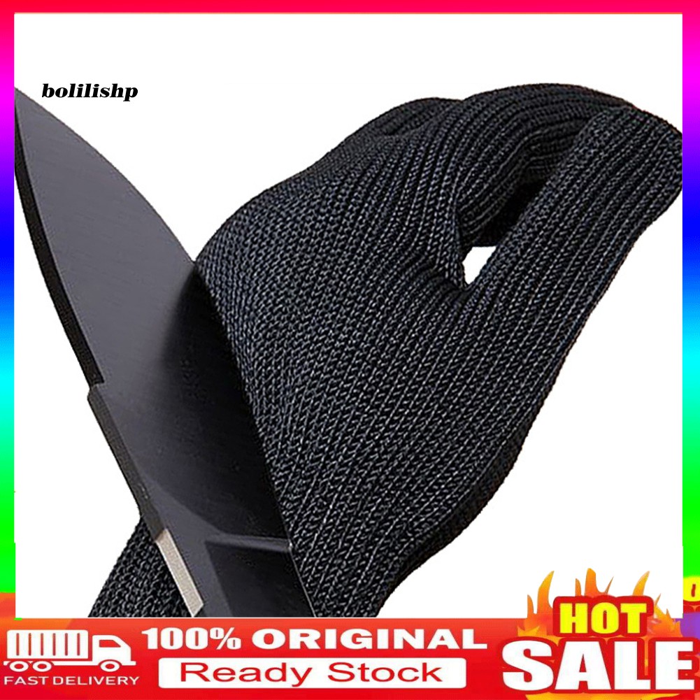 1 Đôi Găng Tay Lưới Thép Không Gỉ Bảo Vệ An Toàn Chống Cắt Tay