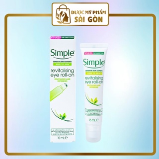 ✅ (HÀNG CHUẨN AUTHENTIC) KEM MẮT SIMPLE KIND TO EYES REVITALIZING EYE ROLL-ON