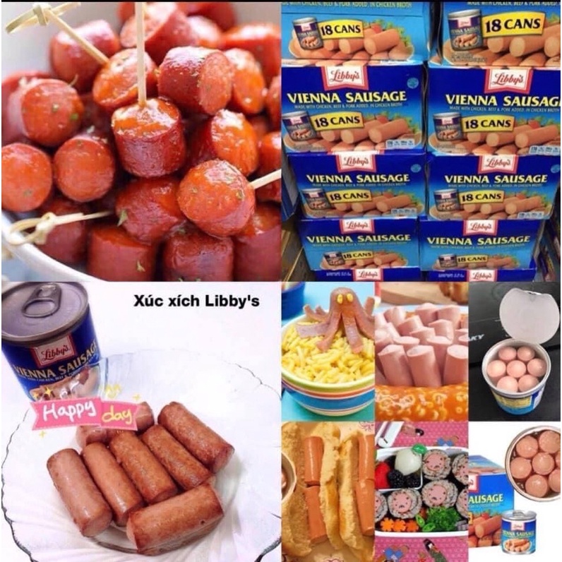[Date 2023] Xúc xích Vienna Libbys Mỹ 130g | BigBuy360 - bigbuy360.vn