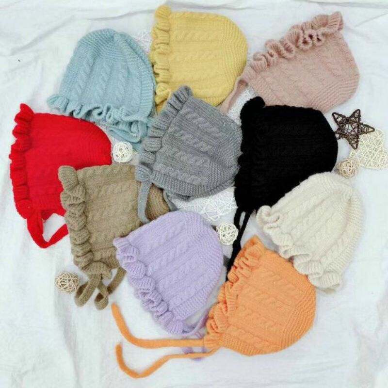 Mũ len bèo đáng iu cho bé