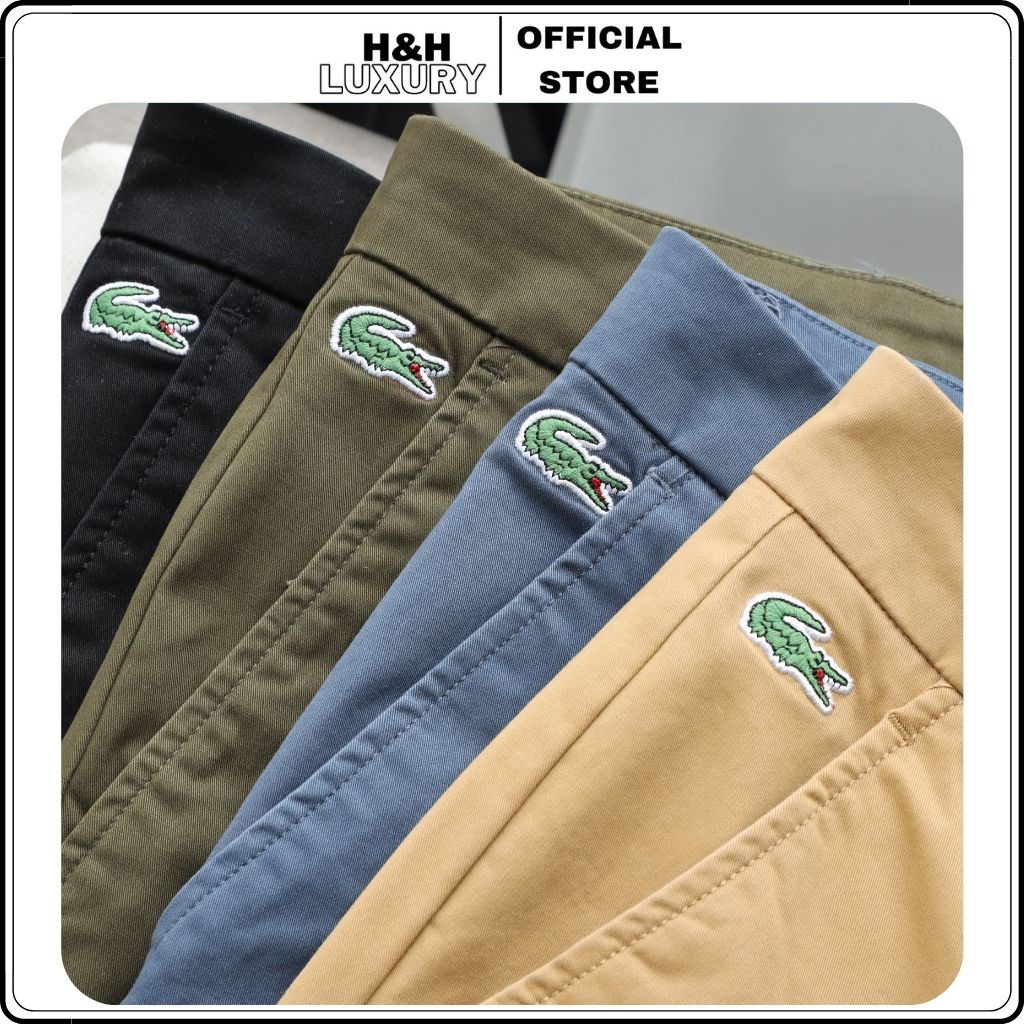 Quần kaki nam ống suông, quần kaki cao cấp chất liệu kaki siêu nhẹ xuất xịn - H&H LUXURY