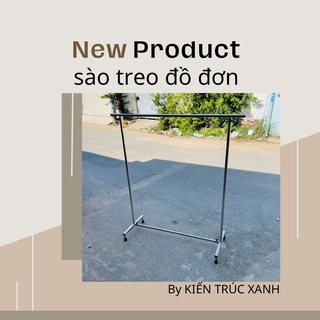 Sào phơi đồ đơn 1 tầng INOX không bánh xe