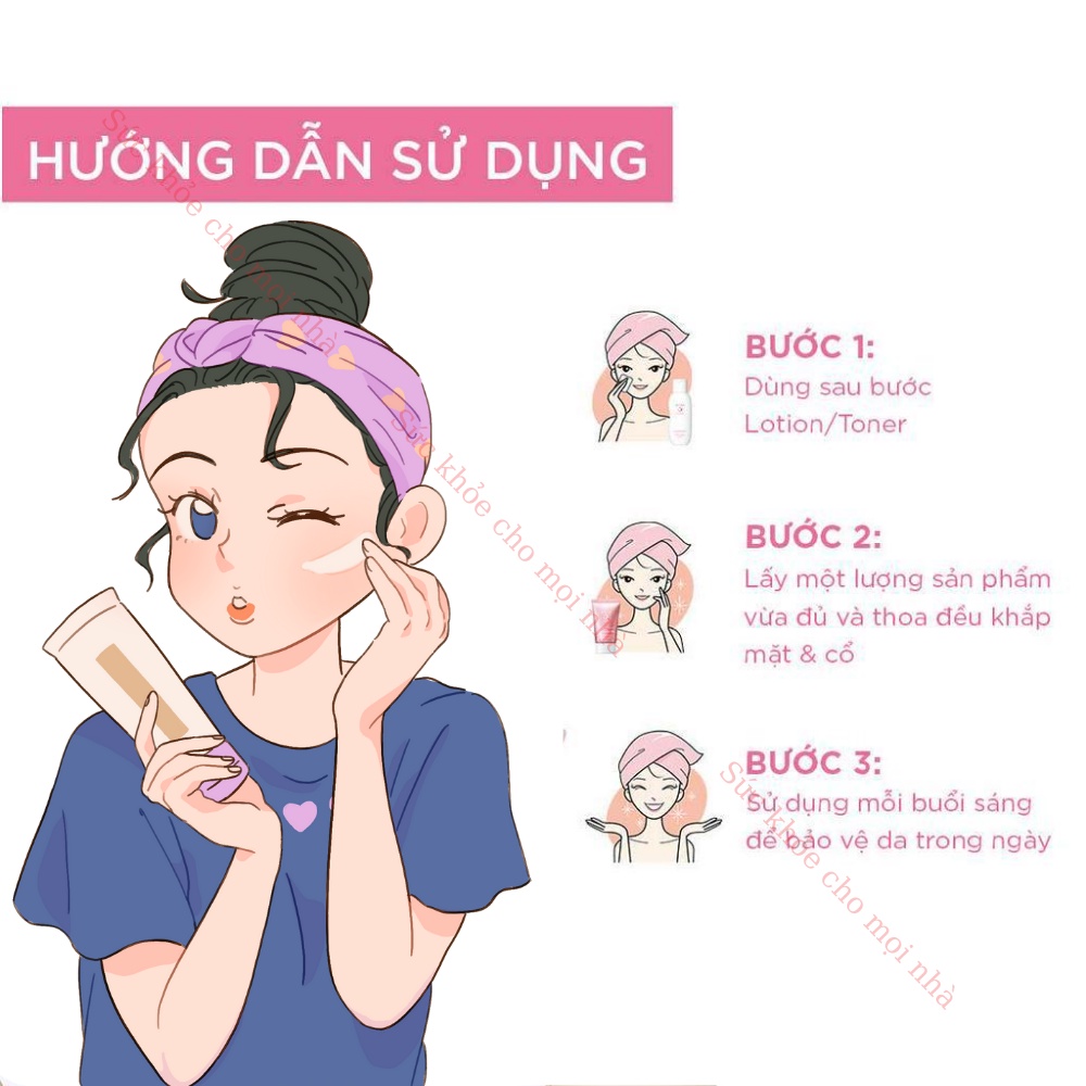Senka White Beauty Serum In CC. Serum chống nắng 3 trong 1 giúp ngăn tia UV nâng tông da trắng hồng SPF 50 PA+ 40g.63862