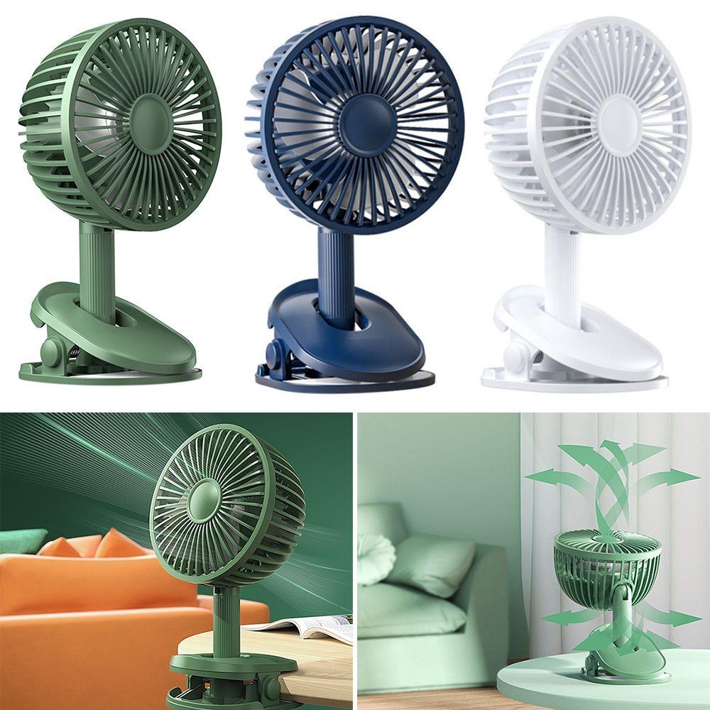 BEBETTERM Quạt Mini Xoay 360 Độ Tiện Lợi° Đầu Lắc Tự Động Siêu Âm Chất Lượng Cao