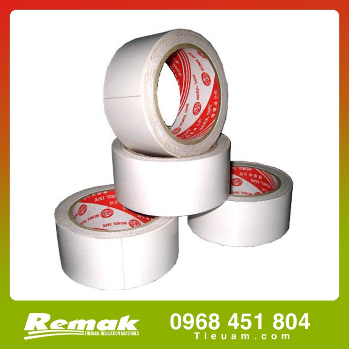 Băng dính 2 mặt bản rộng 5cm khổ to Cuộn 50m dài