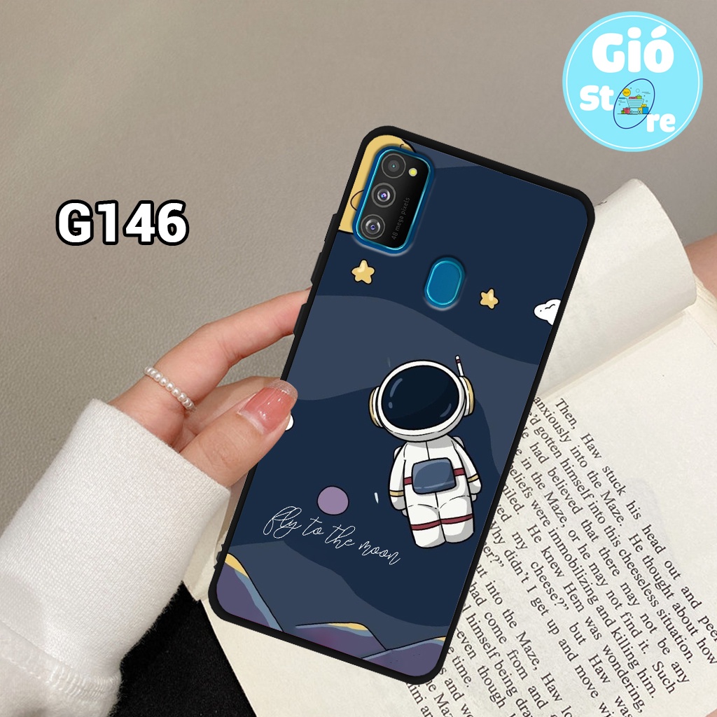 Ốp lưng SAMSUNG M21/ M30S/ A21S - Ốp điện thoại SAMSUNG in hình vũ trụ, phi hành gia,lưng nhựa cứng viền dẻo