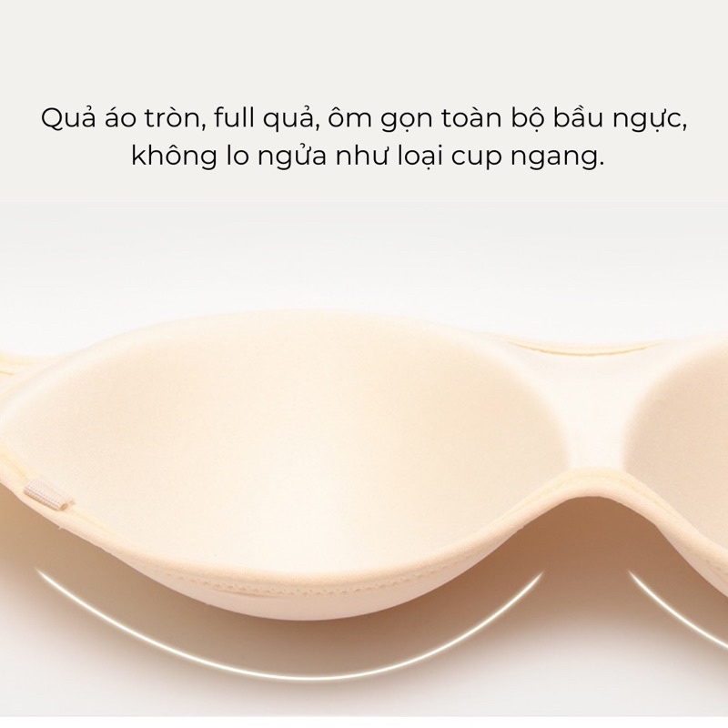 Áo bra quây, bra không dây viền silicon BRA07 BRABOX