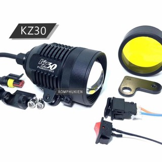 Đèn Trợ Sáng Bi Cầu KZ30 Chỉnh Xa Gần  [ Kèm Phụ Kiện ]