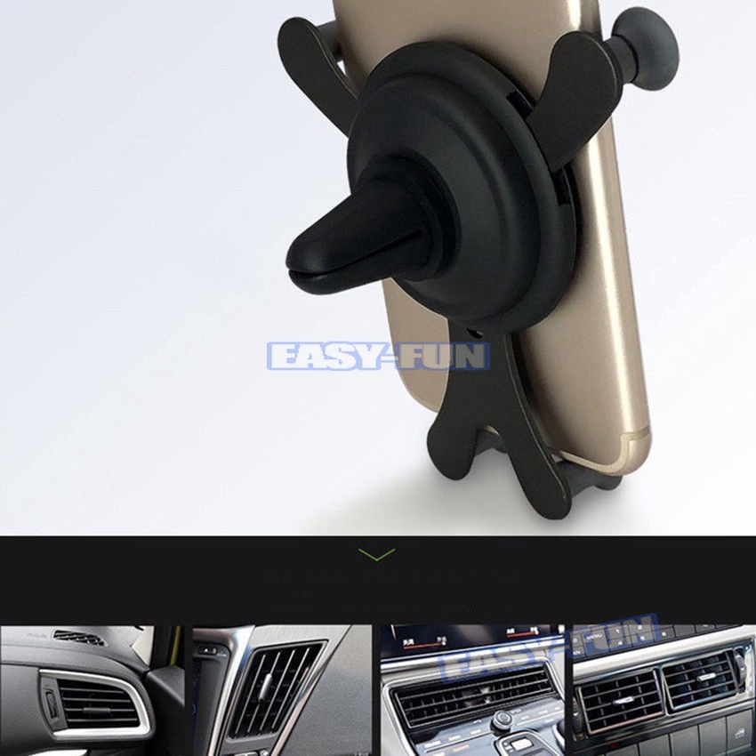 Giá đỡ điện thoại trên khung máy điều hòa có thể xoay 360 độ thiết kế xinh xắn tiện dụng