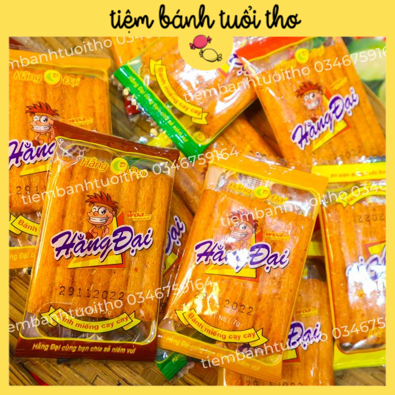 Snack Que Cay Ăn Vặt Bim Bim Bò Miếng Cay Cay Hằng Đại