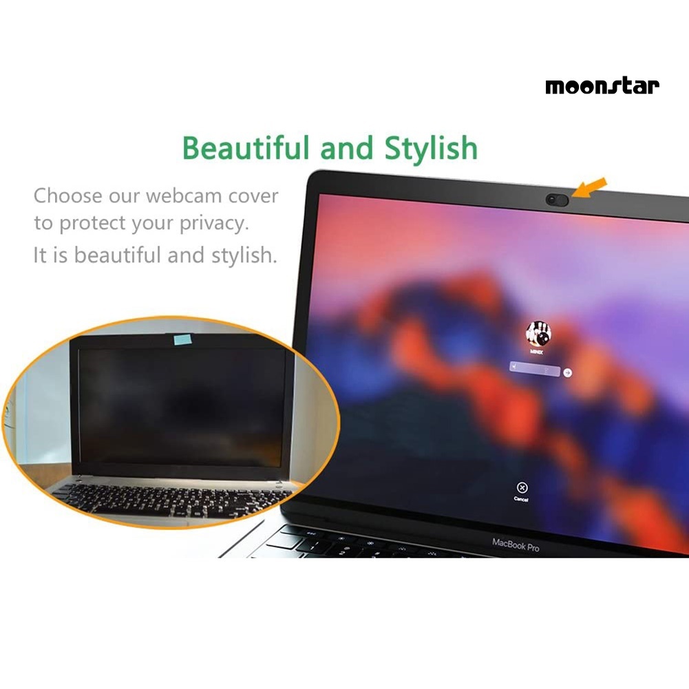 MNmoonstar 3Pcs Ultra Thin Webcam Cover Camera Slider Privacy Protect Shield for Phone PC