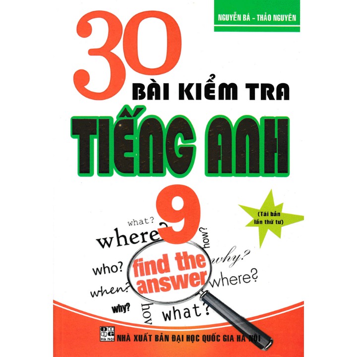 Sách - 30 bài kiểm tra Tiếng Anh 9