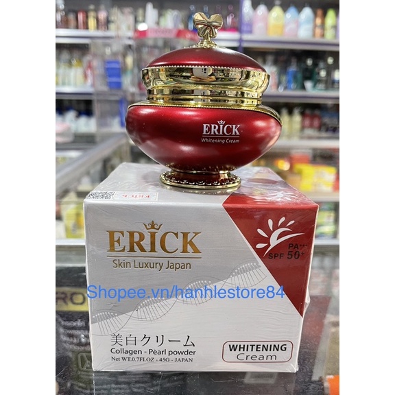 Kem Trắng  Da Lão  Hoá  ERICK