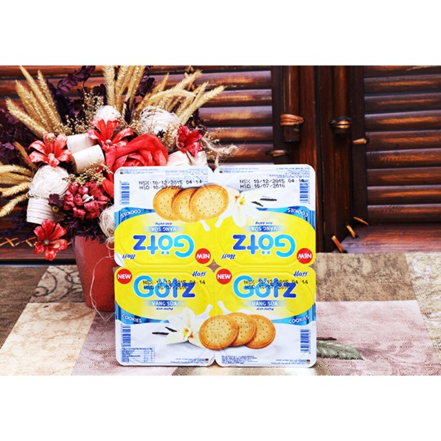 váng sữa gotz vị vani bánh quy