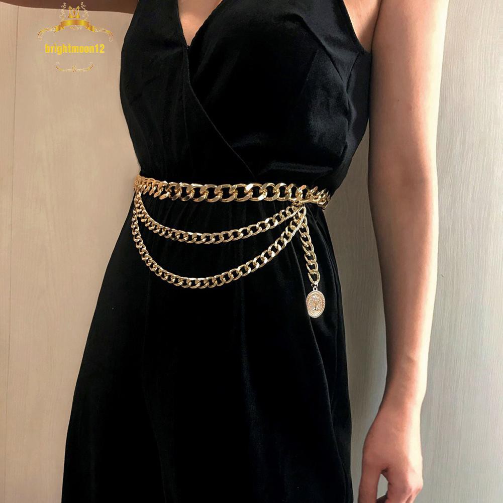 [Mã FAMAYFA giảm 10K đơn 50K] Dây Xích Kim Loại Đeo Thắt Lưng Phong Cách Hip Hop | BigBuy360 - bigbuy360.vn