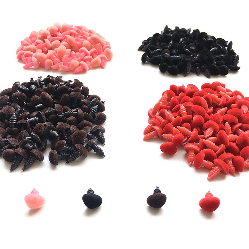 Set 100 Nút Nhựa Hình Tam Giác 9*11mm Dùng Làm Đồ Chơi Thú Vị Cho Các Bé