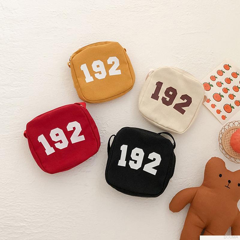 Túi đeo chéo in số phong cách Hàn Quốc thời trang cho bé trai