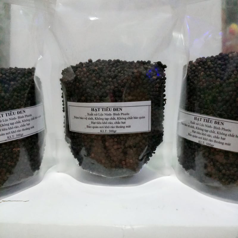 Hạt tiêu đen sạch tận vườn Lộc Ninh Bình Phước, không hoá chất tạp chất, không chất bảo quản (100gr) | BigBuy360 - bigbuy360.vn