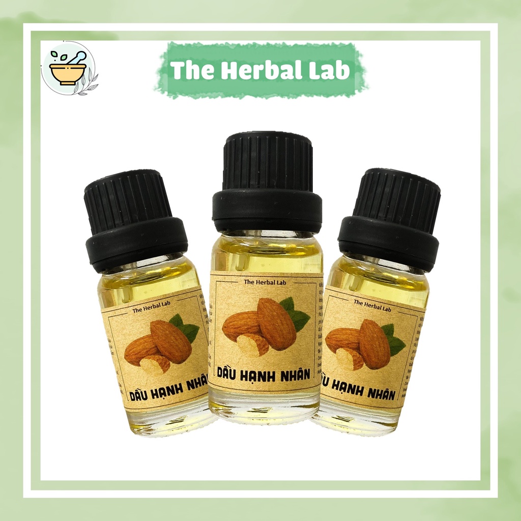 [THE HERBAL LAB] Dầu hạnh nhân nguyên chất 100% HANDMADE