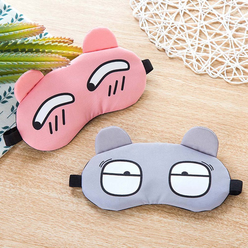 (Hàng Mới Về) Mặt Nạ Che Mắt Thoáng Khí Thiết Kế Đáng Yêu | BigBuy360 - bigbuy360.vn
