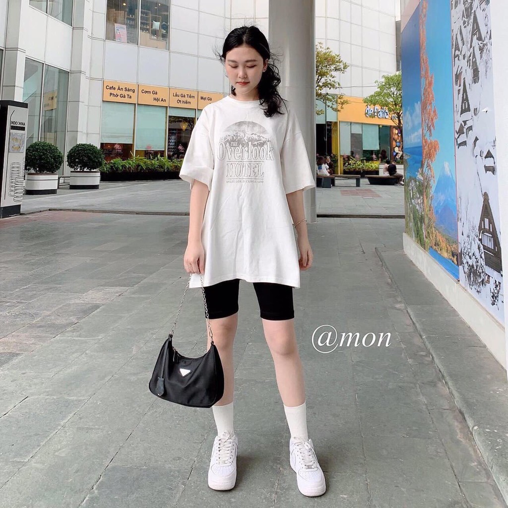 [ Free size ] Set Quần Culottes & Áo Thun The Band Bộ quần cạp chun ống suông kẻ caro và áo thun Ulzzang form rộng ❤️