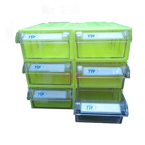 Hộp đựng linh kiện điện tử 6 ngăn, Hộp ghép đa năng