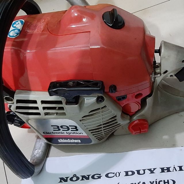 Máy cưa xích shindaiwa 393 - Hàng bãi nội địa nhật - xilanh 40mm 43cc - Thắng máy cưa xích