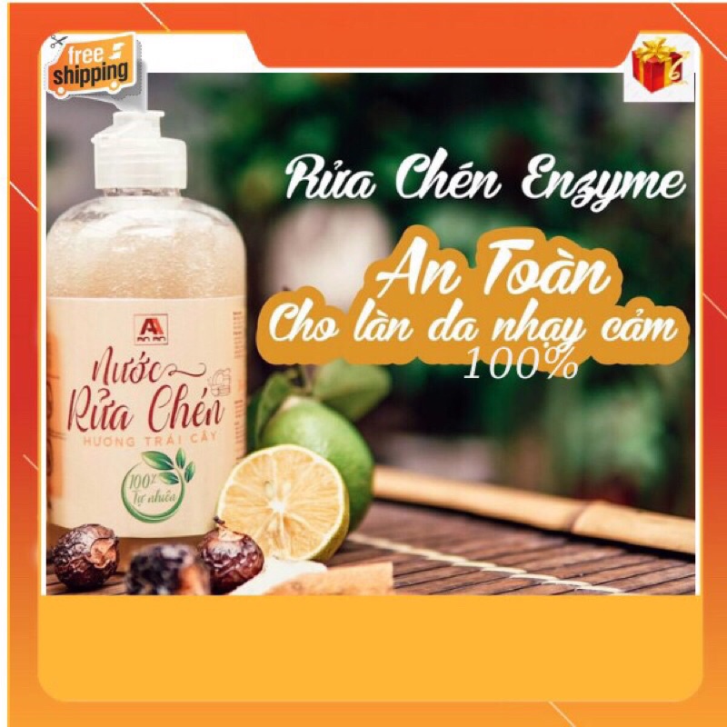 Nước rửa chén hữu cơ 100% hương trái cây( An Toàn,không chất độc hại)