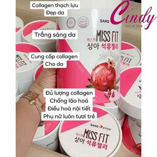 Thạch lựu bổ sung collagen đẹp da và giảm cân Miss Fit SANGA Hàn Quốc | BigBuy360 - bigbuy360.vn