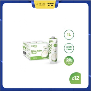 Nước Dừa Đóng Hộp Cocoxim Dung Tích 1000ml/Hộp - Dừa Xuất Khẩu - Nước Dừa Tươi, Giải Khát