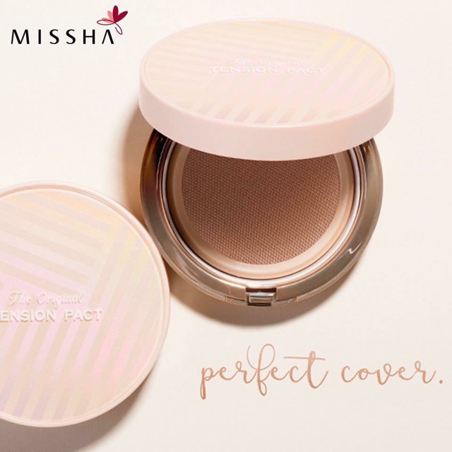 💓 Phấn Nước MISSHA THE ORIGINAL TENSION PACT [PERFECT COVER SPF37/PA++ Hàng xách tay chuẩn Hàn 100%