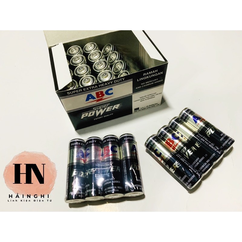PIN ABC AA - Hộp 24 Viên Size Lớn SUPPER POWER INDONESIA- Dùng Cho Micro/ Remote