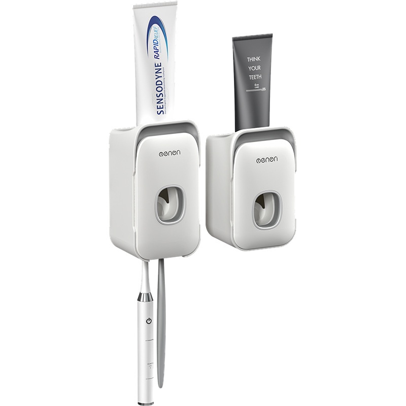 Bộ Dụng Cụ Nặn Kem Đánh Răng Tự Động Gắn Tường Tiện Lợi