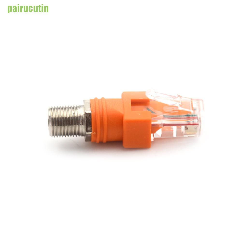 Đầu Nối Chuyển Đổi Từ Cổng F Female Sang Rj45 Male Coaxial Coax