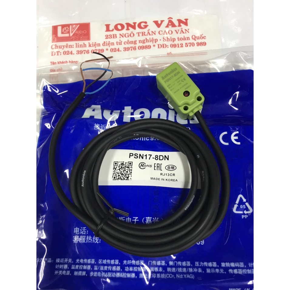 Cảm biến tiệm cận Autonics PSN17-8DN 8mm NO-NPN 12-24VDC