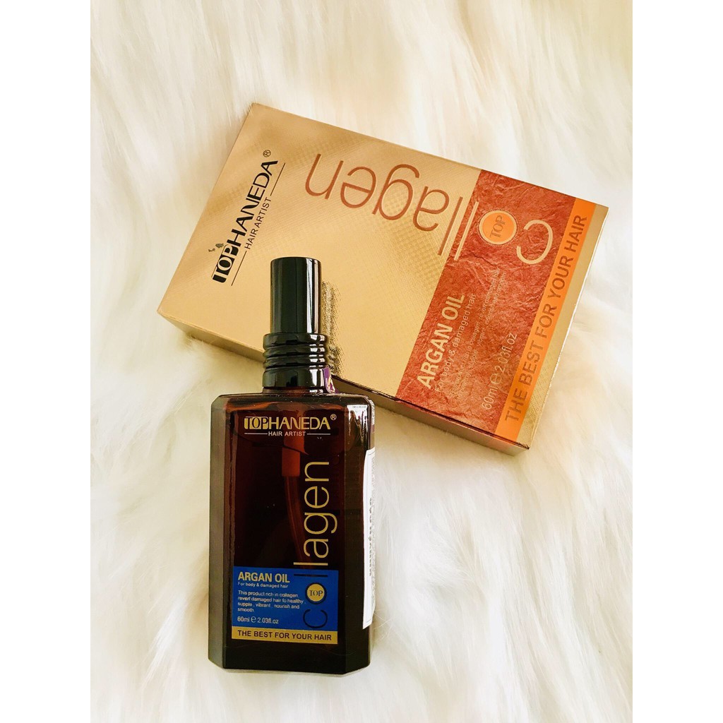 TINH DẦU DƯỠNG TÓC TOP HANEDA ARGAN OIL 60ML